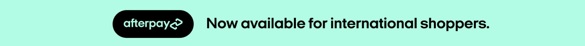 Afterpay available internationally